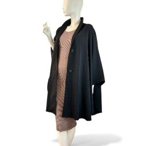 🇨🇦Vintage Black Gabardine Knee Cape